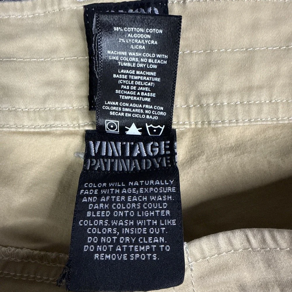 Kuhl Slackr Pant Mens 42x32 Khaki Vintage Patina Dye Articulated Knee - Picture 5 of 9